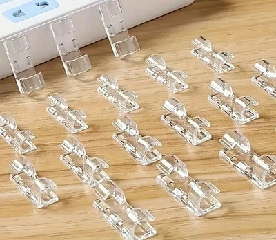 MARKENLOS Kabel Halter Führung Schelle Manager Clip Klemme Selbst Klebend Schreib Tisch