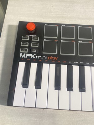 AKAI MPK mini play 25鍵 Akai MPK Mini Play Portable 25-Key MIDI Controller | Reverb