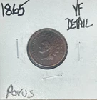1865 INDIAN HEAD CENT ~ VF DETAIL PORUS~NICE COIN~