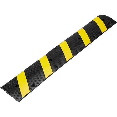 VEVOR 2PCS Rampe Protection Câble 2 Canaux Ralentisseur Caoutchouc 10000kg 183cm - Afbeelding 12 van 12