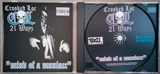Crooked Loc 21 Wayz "Mind Of A Maniac" (2001) CD Ultra Rare OOP Unreleased! 