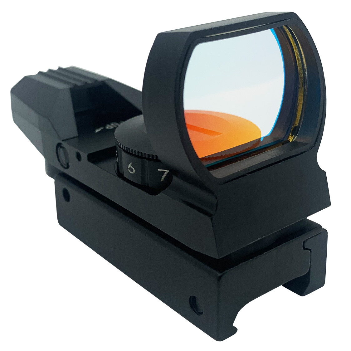 Red/Green Holographic Sight With Laser - 4 Reticle Patterns For Picatinny Rail