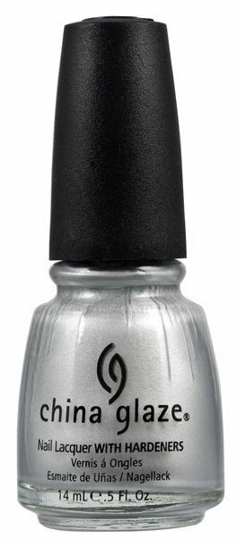 China Glaze Esmaltes Laca Platina Prata - .5oz - 77051