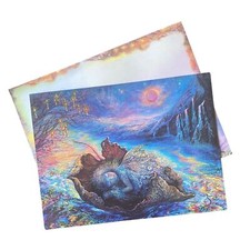 Josephine Wall FERRY TO FAIRYLAND Leanin' Tree VTG INSPIRING Greeting Card +✉
