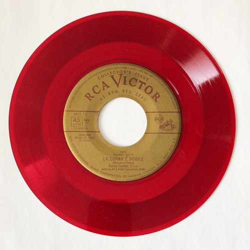 Vintage RCV Victor 45 RPM Red Seal WCT 11 - Enrico Caruso Immortal Performances - Picture 8 of 18