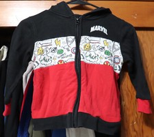 Marvel Avengers Hoodie Jacket Full Zip Colorblock Boys Youth Size 5