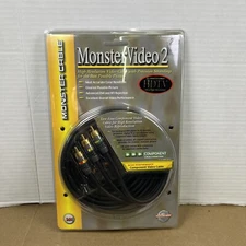 Gold Monster Video RCA Component Cable Monster Video 2 (MV2R-2M) 2m (6.6 ft) 📺