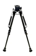 Rail and Sling Stud Mount Bipod with 7" to 13.75" Folding Adjustable Legs