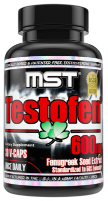 Testofen | Fenugreek Seed Extract |Standardized to 50% Fenuside | 30 BSCG Cert 