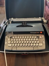 Vintage Smith Corona Typewriter SCM Electra 120 Electric W/Case - WORKS thumbnail