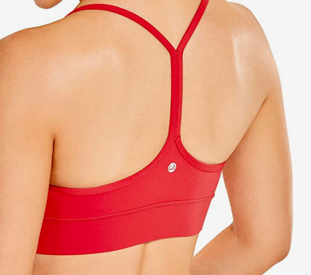 CRZ YOGA SPORT BRA CRIMSON RED RAZERBACK SIZE LARGE | eBay