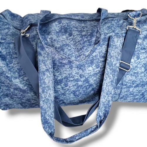 NEU Sesamstraße Place Park exklusive große Retro Logo Denim Print Seesack - Bild 3 von 7