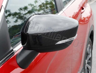 Side Mirror Cover Trim For 2018-2021 Mitsubishi Eclipse Cross Carbon Fiber 2PCS