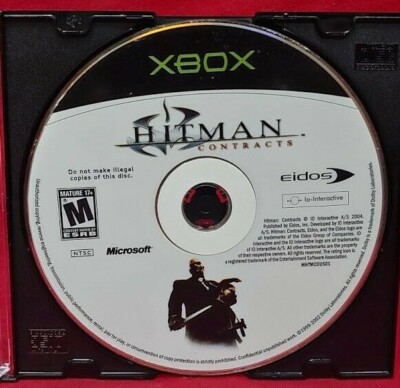 Original Microsoft Xbox Tested + Working Game - Hitman Contracts