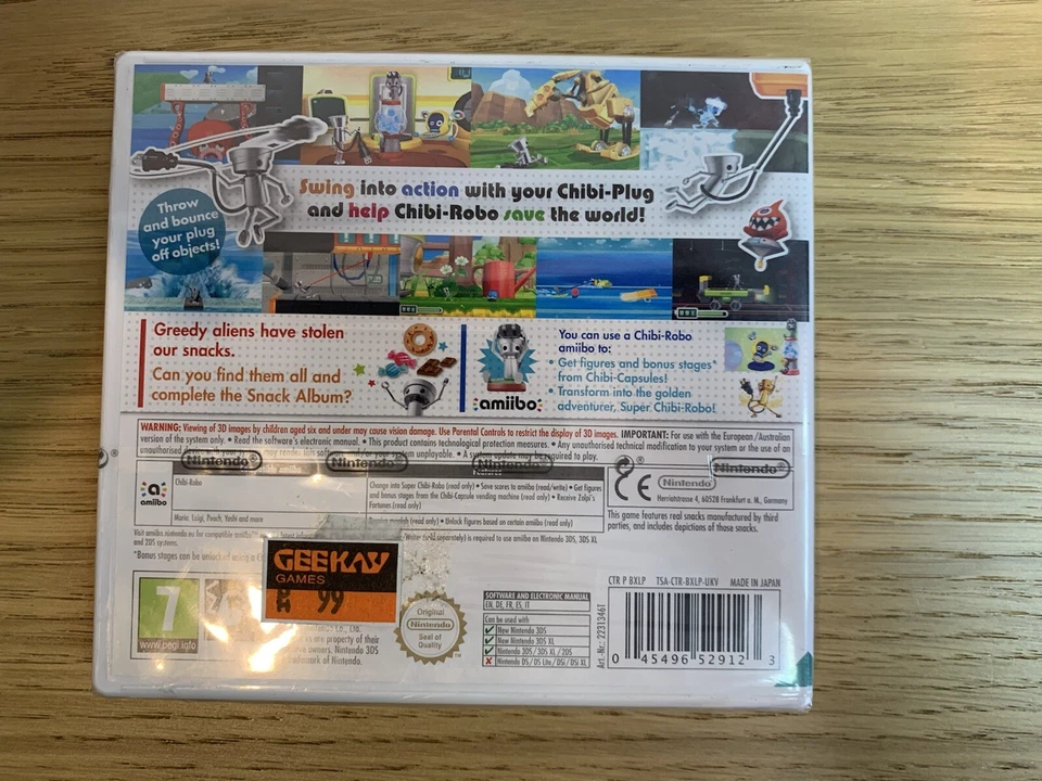 CHIBI-ROBO! ZIP LASH (Nintendo 3DS) NEW SEALED! - Image 2 of 2