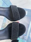 Michael Kors Hutton Platform  Sandal Sz 6M Black Sparkly Crystals Next Level! — photo 7