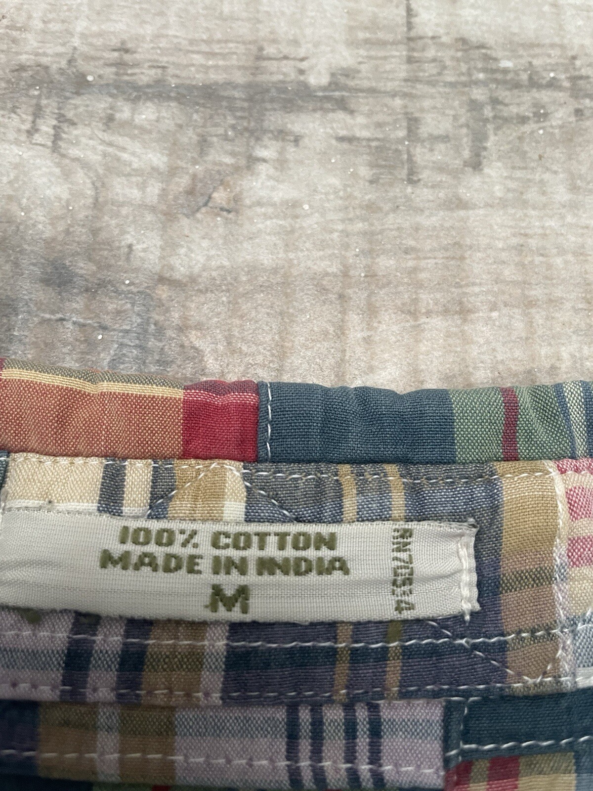 Orvis Shirt Men Medium Patchwork Plaid Short Slee… - image 4