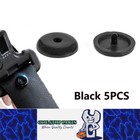 Black Seatbelt Stopper Buckle Button Clip Automobile Seat Belt Limit Stop Clip