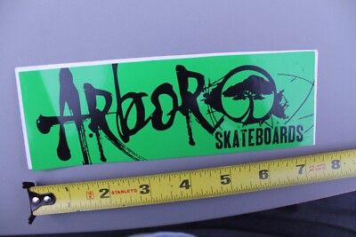 Arbor Skateboards Green Tree Graffiti Venice Z70C Vintage Skateboarding STICKER
