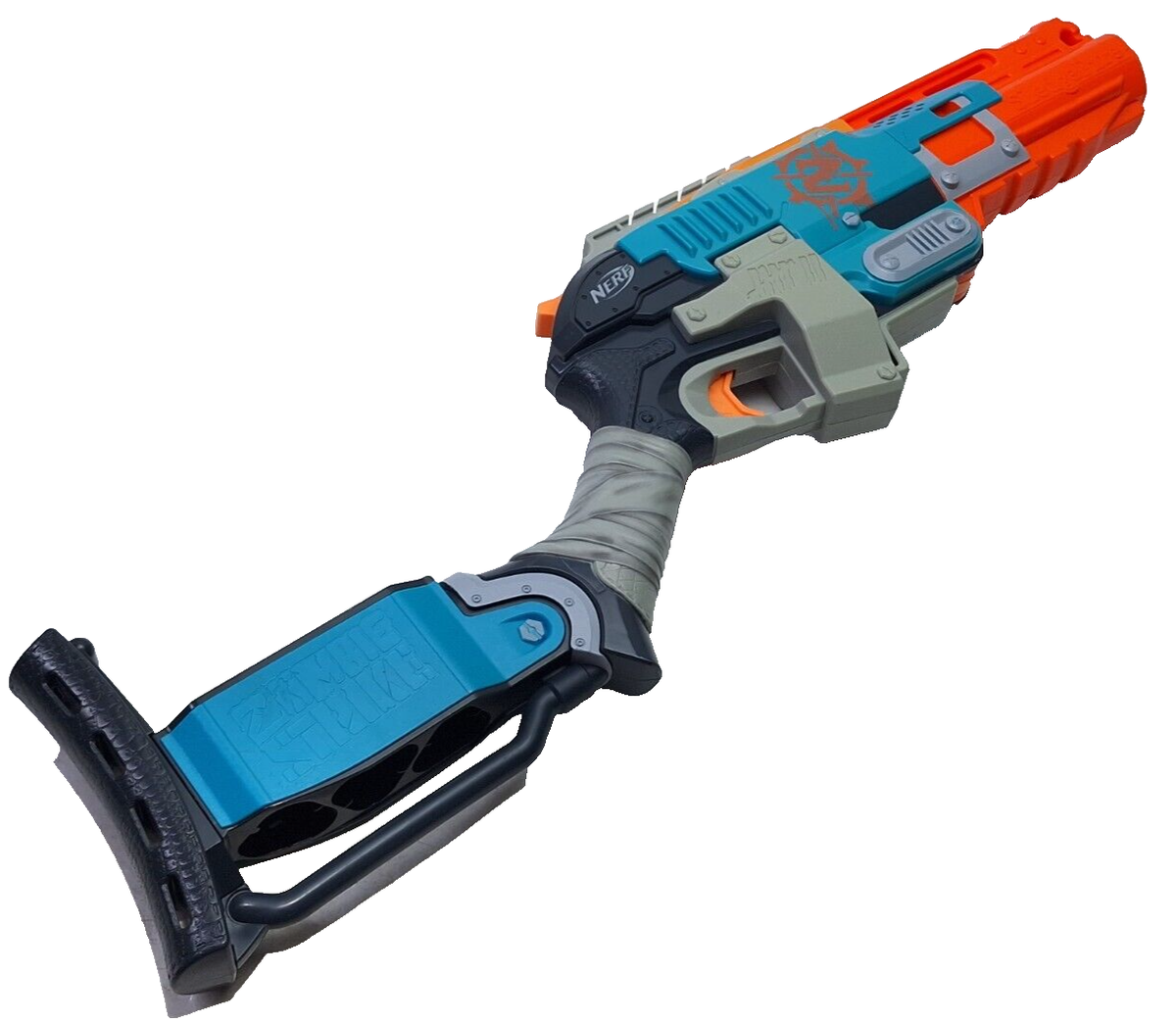 NERF Zombie Strike Alternator Blaster - Fires 3 Ways - Includes 12 Official Zombie Strike Elite Darts - for Kids, Teens, Adults