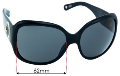 SFx Replacement Sunglass Lenses fits Versace MOD 4243 - 62mm Wide