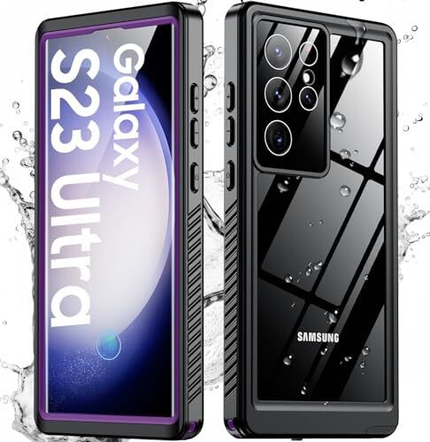 for Samsung Galaxy S23 Ultra Case Waterproof,Built-in [ Screen + Camera Lens Pro