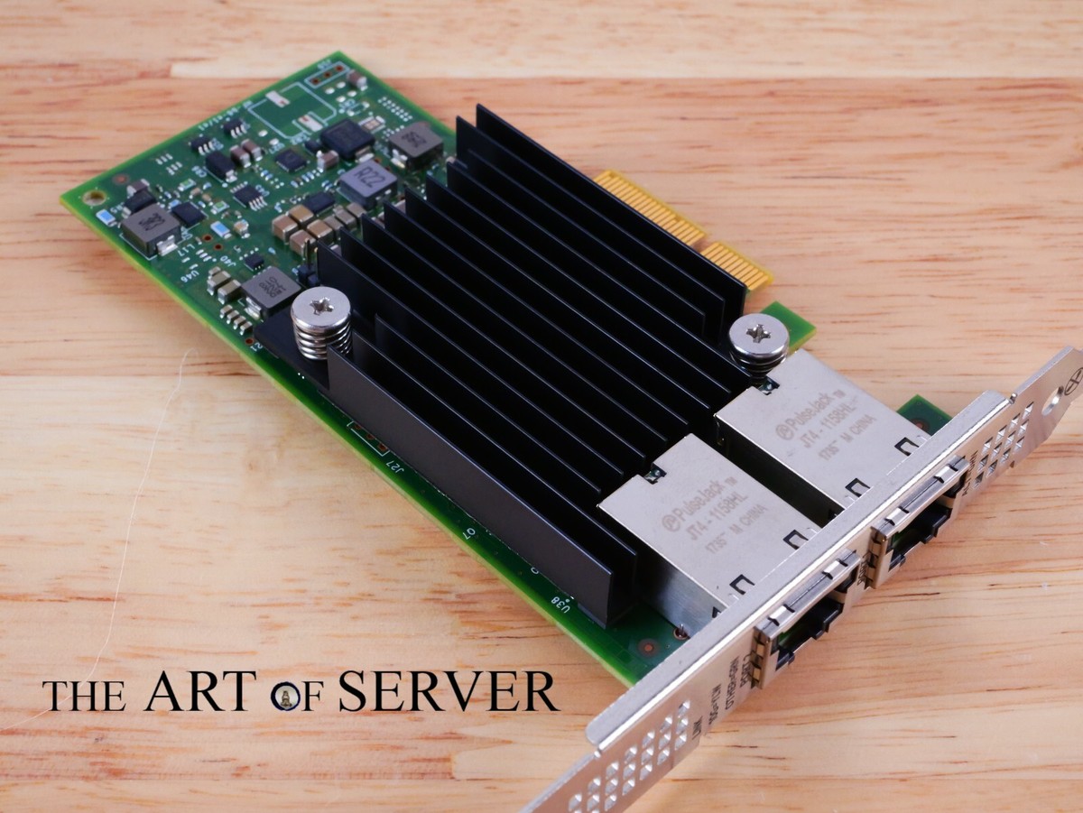 HPE 562T] Intel X550-T2 10Gb 10GBaseT RJ-45 PCIe 3.0 x4 NIC Full