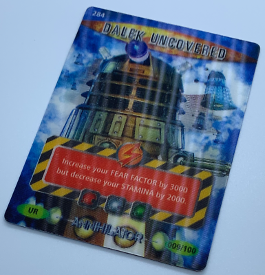 doctor who battles in time ultra rare cards Dr Who Battles in Time Ultimate Monsters Unfiltered Sunlight Ultra Rare Card  : Amazon.co.uk: Toys & Games