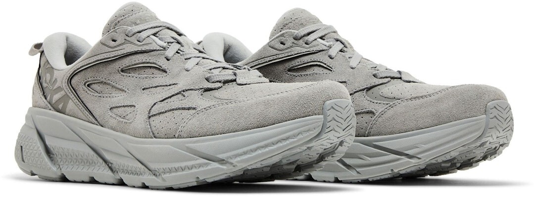 HOKA CLIFTON L SUEDE　1122571-LLTN Hoka One One Clifton L Suede 1122571-LLTN Men 4.5 Limestone