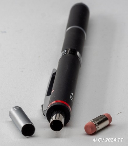 Rotring R 502 710 4 Trio Pen 2 x KS + Bleistift 0,5mm, schwarz, neuwertig / NOS - Picture 13 of 14