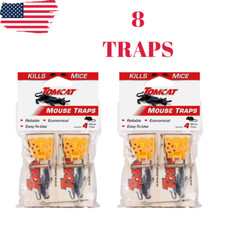 Tomcat Mouse Traps (Wooden), 8 Traps - NEW SE...