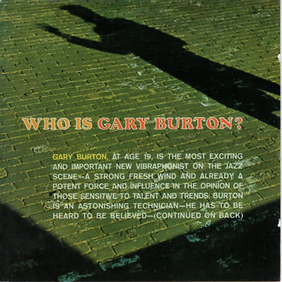 Gary Burton WHO IS GARY BURTON? | sehr gut  (Cr6747)