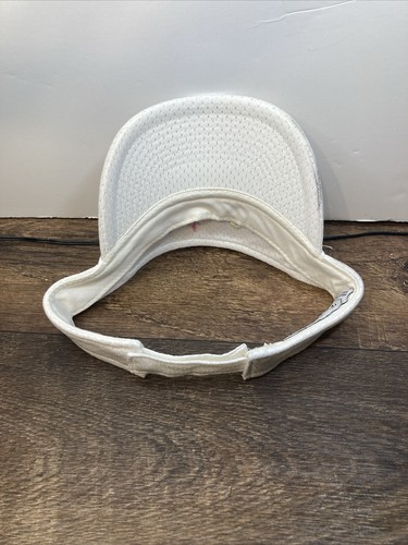 Cappello Berretto Visiera Sole Ricamo Arcobaleno Bianco Lucky In Love Tennis Giovani Sport - Foto 4 di 5