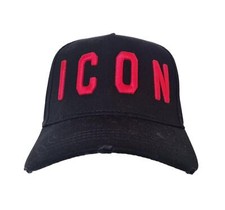 DSQUARED2 cappello berretto Baseball M806 nero-rosa ICON