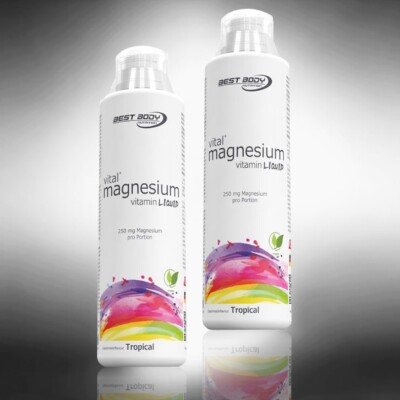 Best Body Nutrition Magnesium Liquid 2 Flaschen a  500ml vegan 22,30 /Liter  