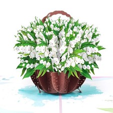 Flowers Basket Pop Up Cards
