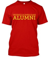 University Of Pi Ls Ss - Parris Island Alumni T-Shirt Made in the USA Size S-5XL