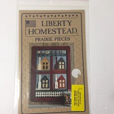 Prairie Saltbox Quilt Pattern Liberty Homestead 13" x 19"