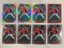 Lot (8) CHASE HAMPTON 2022 Prizm Draft Picks cards 3 Silver 4 base 1 Red