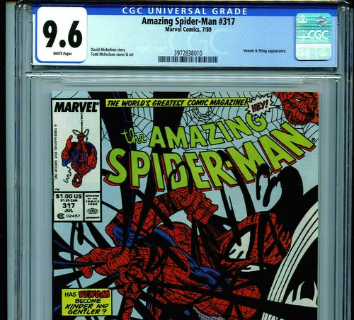 Amazing Spider-man #317 CGC 9.6 NM+ Newsstand Marvel Amricons K37 - Picture 2 of 4
