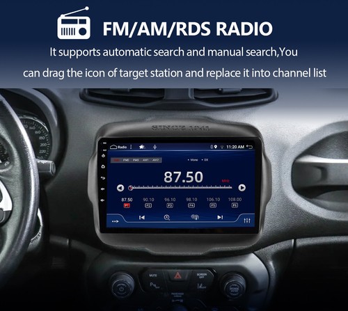 ★8GB+256GB★ Autoradio Car Play Für Jeep Renegade 2016-2020 Android 14 Navigation - Bild 8 von 16