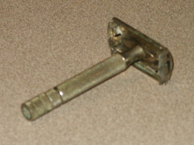 Vintage Gillette SuperSpeed Safety Razor Y4 1953 Good Shape