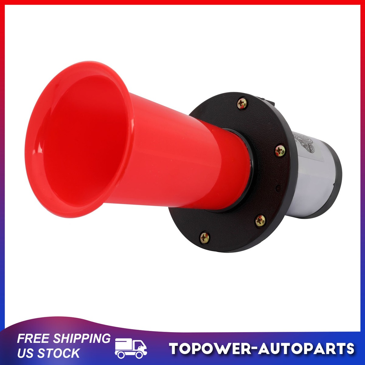 Red Vintage Air Horn Klaxon Ahooga Ooga For Classic Old Car Truck