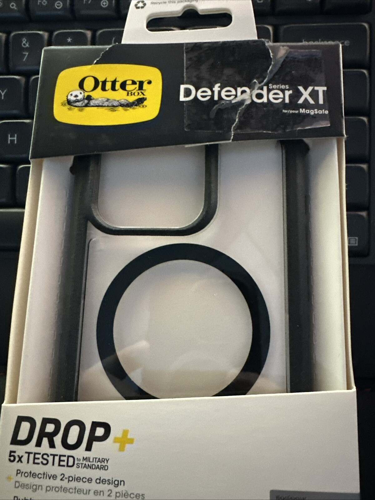 OtterBox iPhone 15 Pro Max Defender Series XT Case with MagSafe - Black