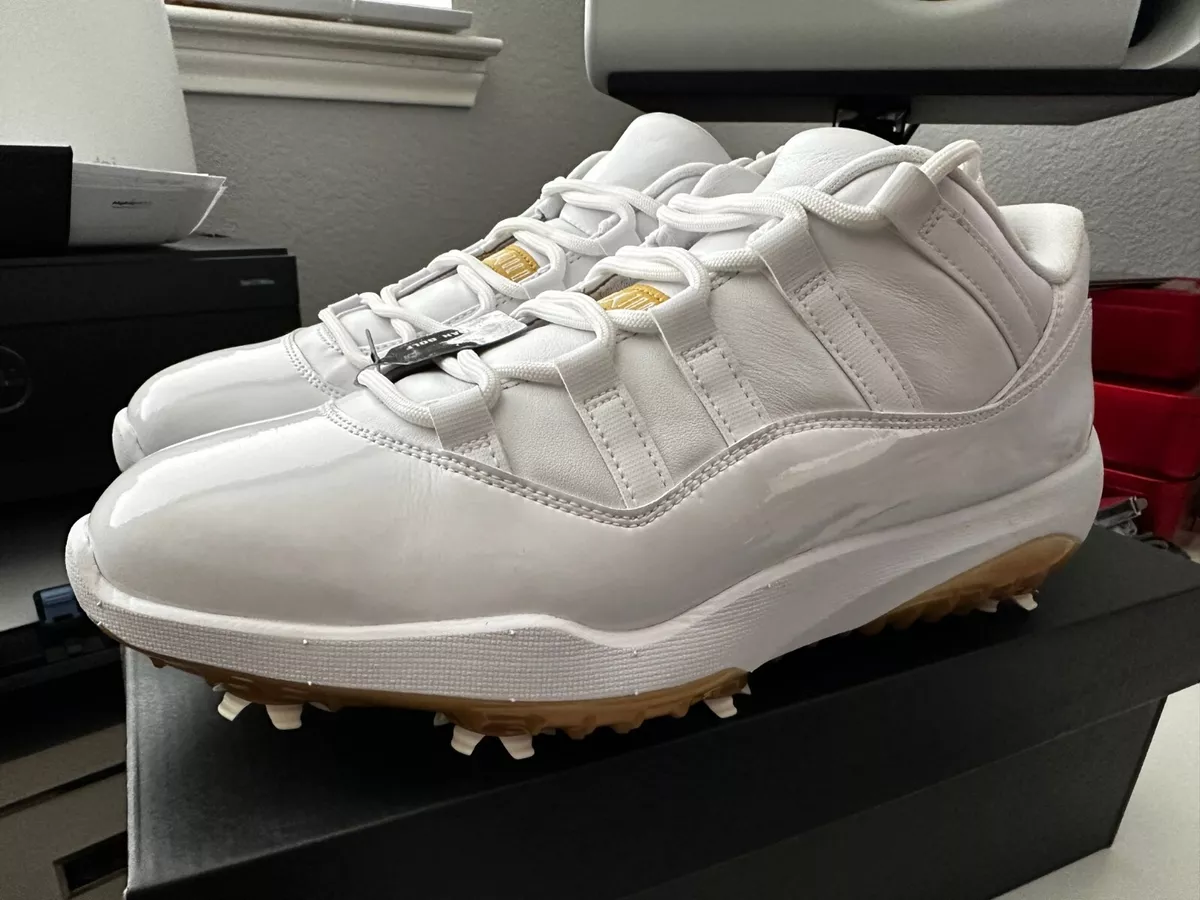 Nike Air Jordan Retro XI 11 White Golf AQ0963 102 Size 10.5 DS Brand New