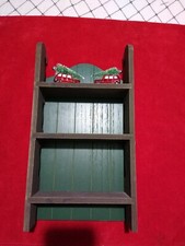 Snow Sled - Miniature / Nik Nak /Display Shelf - 14" x 8" wood new