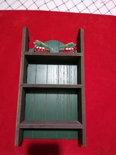 Snow Sled - Miniature / Nik Nak /Display Shelf - 14" x 8" wood new