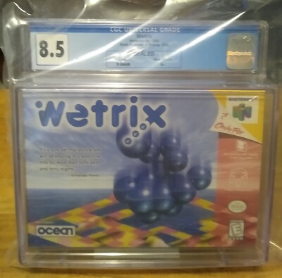 Wetrix Nintendo 64 N64, New Sealed GRADED CGC 8.5 A+ | eBay