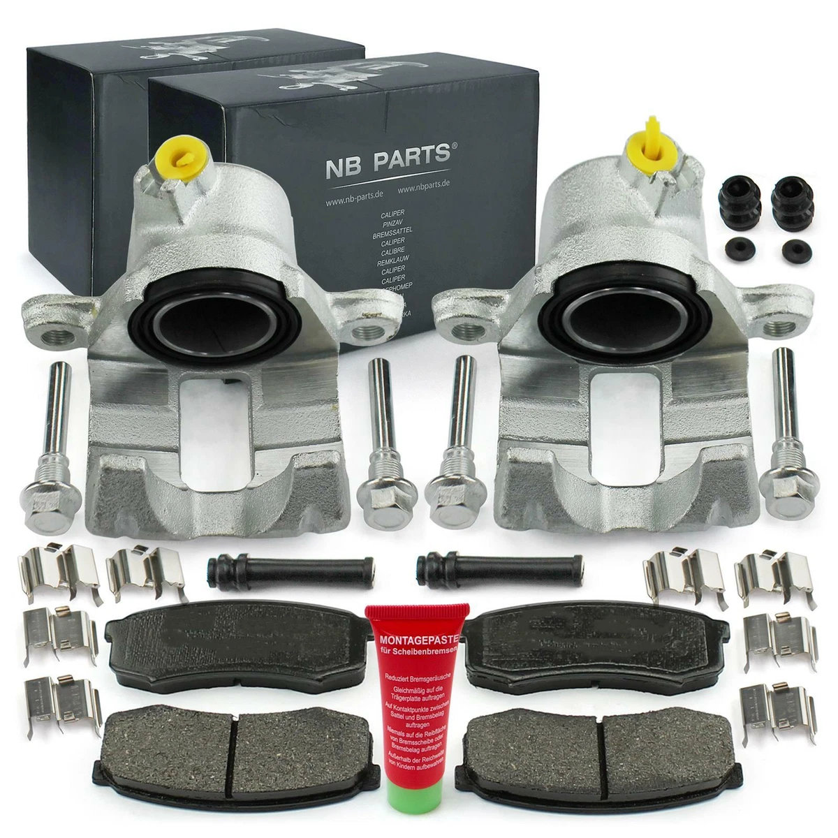 Kit Complet Disques Et Plaquettes De Frein ABS Avant + Arrière Pour Toyota Land Cruiser - Neuf