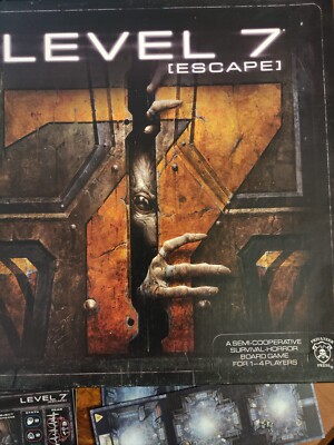 LEVEL 7 ESCAPE Horror Survival Brettspiel komplett top von Privateer Press